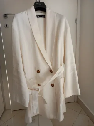 Giacca lunga Zara Tg M/L