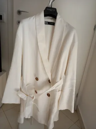 Giacca lunga Zara Tg M/L