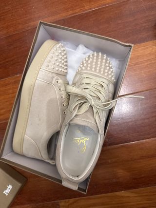 Zapatillas Christian Louboutin Beige