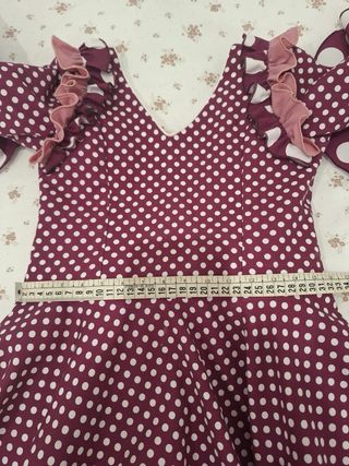 Vestido Flamenca 4-5 años Hecho a Medida
