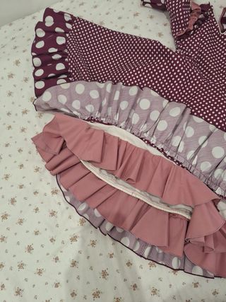Vestido Flamenca 4-5 años Hecho a Medida