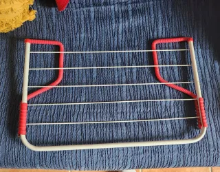 Tendedero Radiador/Balcón Acero Blanco