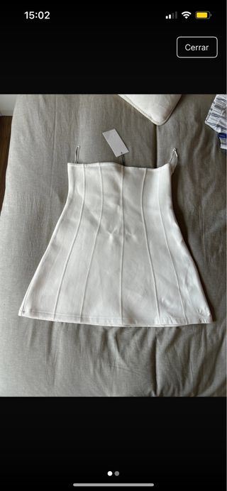 Vestido blanco Zara