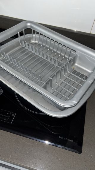 Escurreplatos plástico gris