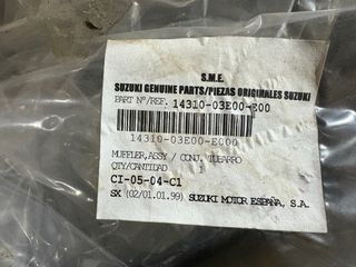 Tubo Escape Suzuki RMX - Silencioso