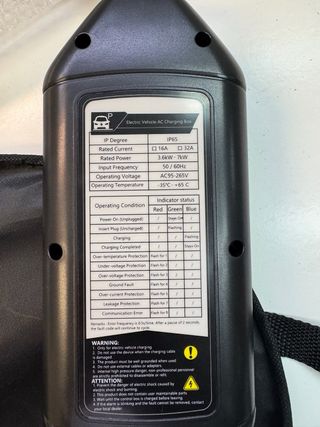 Cargador EV 32A 7.2KW WiFi Bluetooth