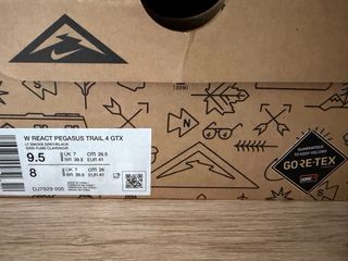 Zapatillas Nike Trail Gore-Tex Grises y Turquesa