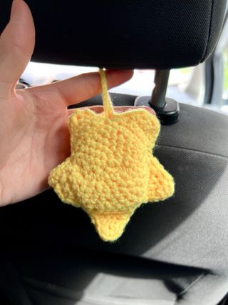 Funda crochet auriculares/llaves hecha a mano