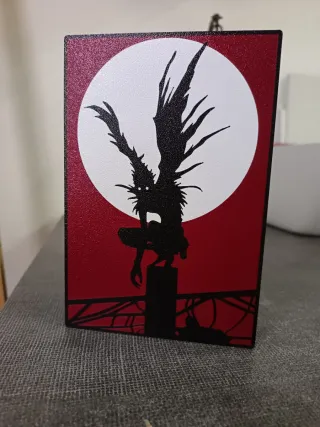 Quadro Death Note, porta oggetti, arte Manga Anime