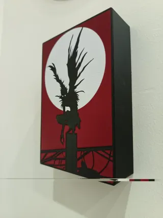 Quadro Death Note, porta oggetti, arte Manga Anime