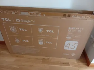 TV TCL QLED 4K 43 Google TV