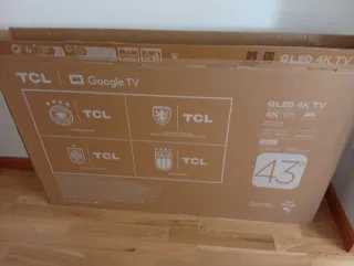 TV TCL QLED 4K 43 Google TV