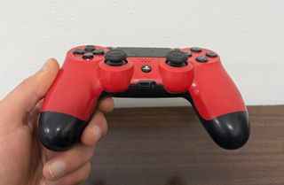 Controller Joystick DualShock 4 Rosso/Nero PS4