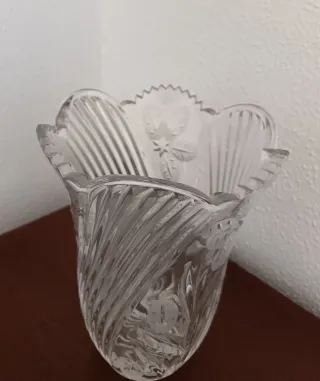 Jarrón Vintage Cristal Bohemia