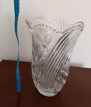 Jarrón Vintage Cristal Bohemia