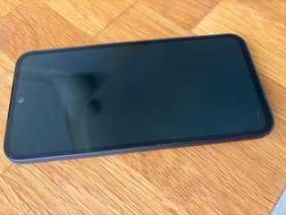 Teléfono móvil negro