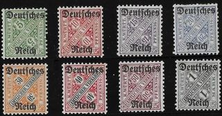 Sellos Vintage Imperio Alemán - Serie Württemberg