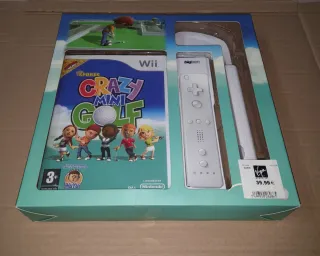 NUEVO.Juego Wii Bigben Crazy Mini Golf + Accesorio