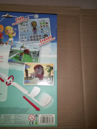 NUEVO.Juego Wii Bigben Crazy Mini Golf + Accesorio