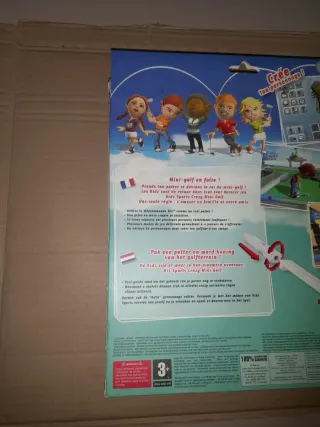 NUEVO.Juego Wii Bigben Crazy Mini Golf + Accesorio