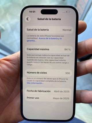 iPhone 16 128GB Negro 94%