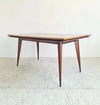 Mesa de salón extensible Mid Century. Francia 60s.