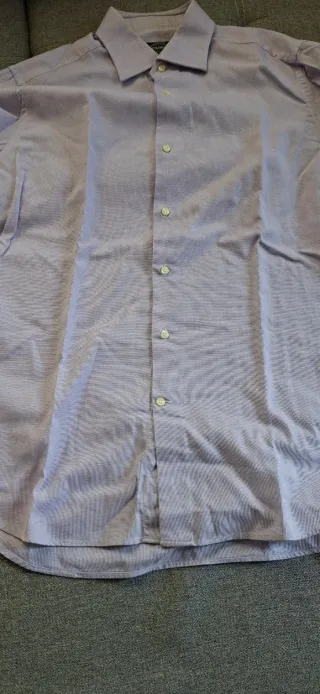 Camicia uomo Colonna viola taglia M