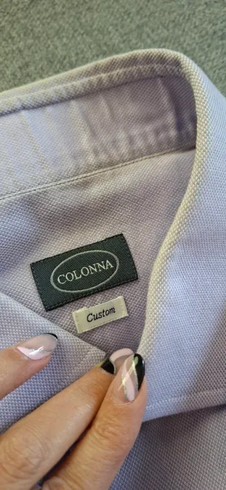 Camicia uomo Colonna viola taglia M