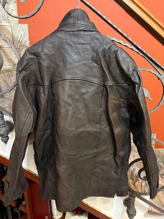 Giacca vera pelle vissuta vintage vecchia America