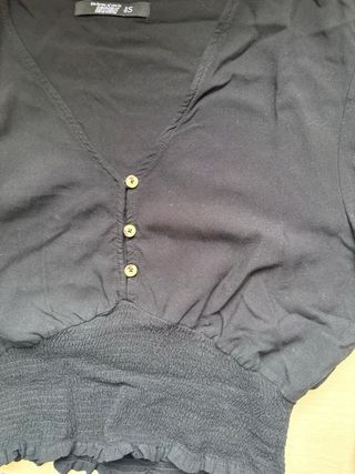 Camiseta negra Inside manga larga