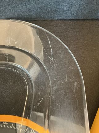 Bilancia e porta tovagliolo Guzzini anni '80