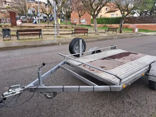 Remolque plataforma 750 kg con rampas incluidas