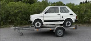 Remolque plataforma 750 kg con rampas incluidas