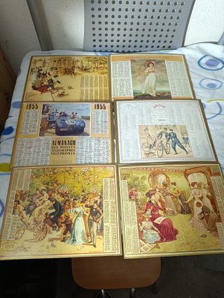 39 Calendarios Antiguos Franceses