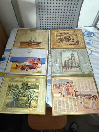 39 Calendarios Antiguos Franceses