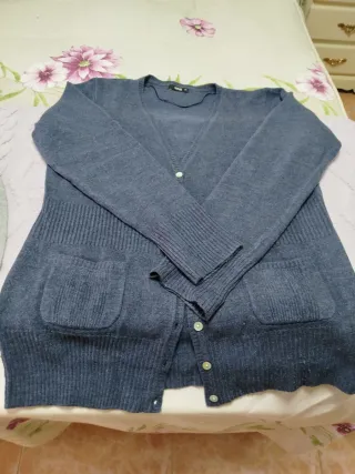 Lote 2 rebecas azul y gris Talla XL