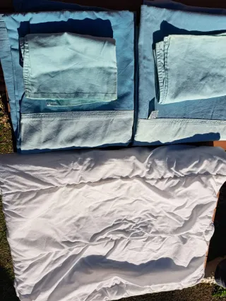 2 juegos ropa de cuna + protectores