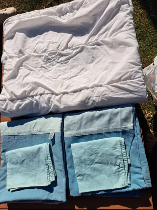 2 juegos ropa de cuna + protectores