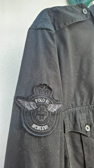 Camisa Polo Ralph Lauren Negra Talla XL