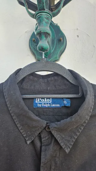 Camisa Polo Ralph Lauren Negra Talla XL
