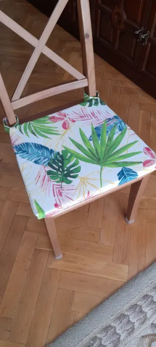 6 cuscini per sedie Ingolf, Ikea, stampa multipla