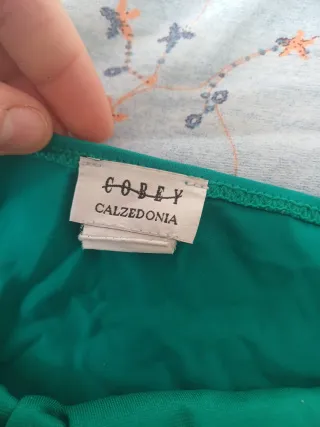 Bikini Calzedonia verde con perline