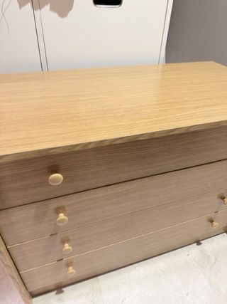 Cómoda de armario con 4 cajones