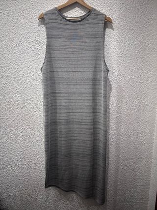 Vestido Pull and Bear Gris Talla L