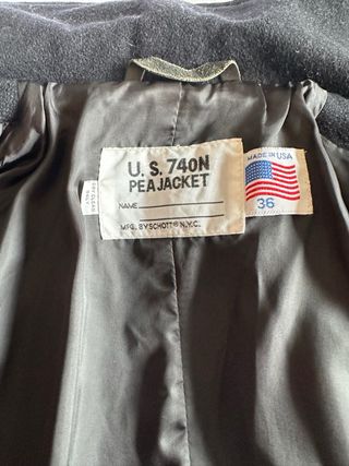 Chaquetón Marino de Lana