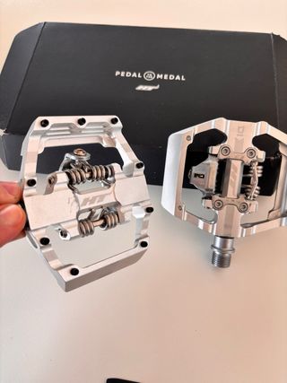 Pedales HT D1 Duo Plata