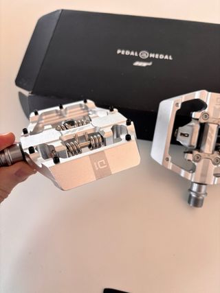 Pedales HT D1 Duo Plata