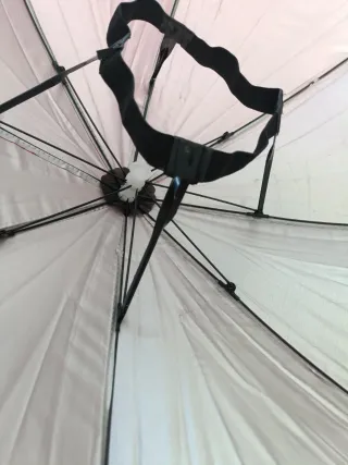 Paraguas sombrero manos libres