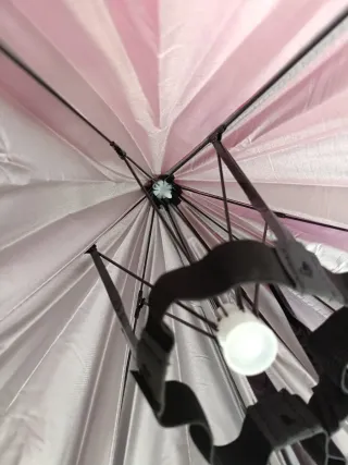 Paraguas sombrero manos libres