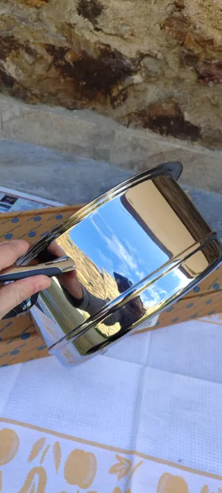 Olla Vapor AMC 24cm 4L Nueva